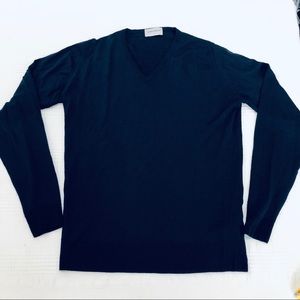 John Smedley men’s merino wool sweater size M